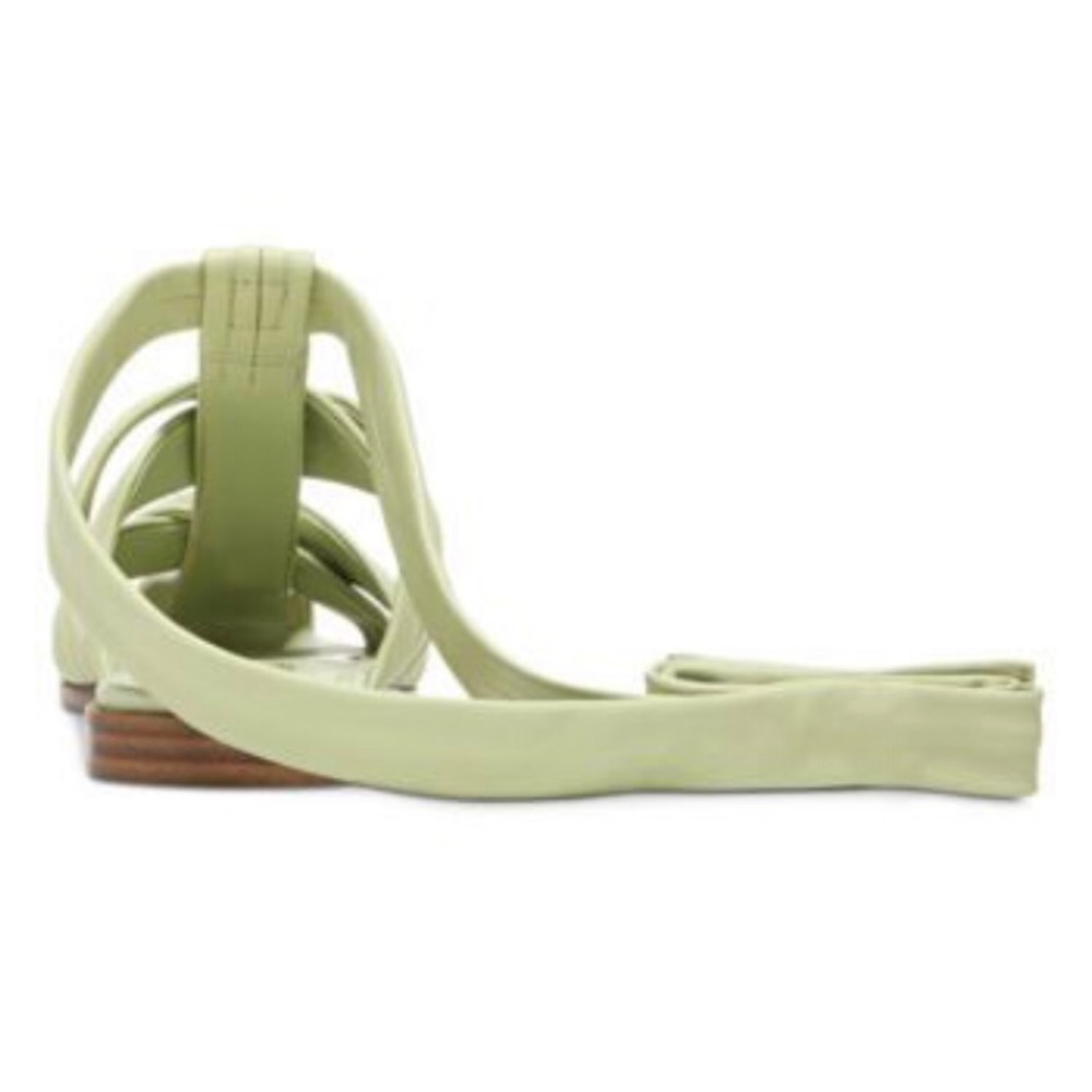 Sam Edelman Womens Imogene Pistachio Leather Ankle Gladiator Sandals Size 8 - Picture 4 of 16